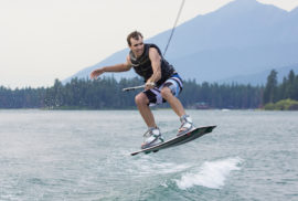 Wakeboarding in Big Bear Lake
